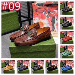 11Style Luxury designer Men Dress Shoes High Quality Slip-On Genuine Leather Fashion Loafer Shoes For Men Big size 38-45