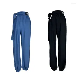 Stage Wear Latin Dance Pants Practise Clothes Trousers Chacha Samba Tango Performance Costumes Competition DQS8426