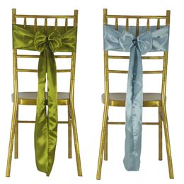 50100pcs Shiny Satin Chair Sashes Wedding Ribbon Bow Knot Ties For Restaurant Christmas Birthday Decor Party Supplies 231222