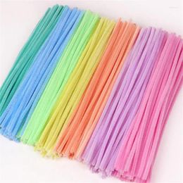 Disposable Cups Straws Handmade Zinc Tie Strap 6mm Encrypted Hair Root Rod Childrens Colored Wool Strips