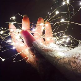 1pc, 50 LED Wire Garland String Lights, Warm White Home Wall Room Decor, Holiday Party Wedding Festival Indoor Bedroom Table Ramadan Christmas Decoration