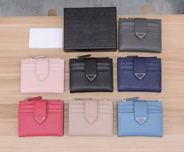 Coins Zipper Wallet Fashion Designer 11 Card Slots Credit Card Holder Clasp Coin Purse Leather Original Box Best Sellers in Europe Luxury Mini Wallet