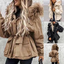 Women's Trench Coats Women Daily Winter Coat Lapel Collar Long Zip Up Jackets Denim Jacket For Heavy