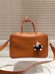 Fashion Evening Bags 35cm brown letter carved formal fashion luxury office crossbody bag Women top Designers Handbags square clutch tote bag