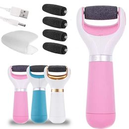 Professional USB Charging Electric Foot Grinder Heel File Grinding Exfoliator Pedicure Machine Care Tool Remover 231222