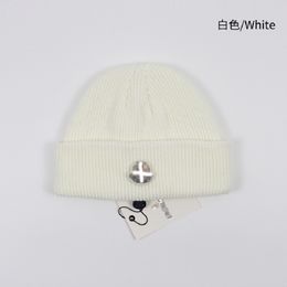 Europe, America, autumn and winter new hat wholesale brand tide brand solid color knitted hat men's thick wool hat.