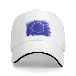 Ball Caps European Union Flag EU Baseball Cap Sunscreen Hat Cosplay Hood Men's Women's