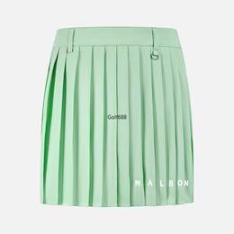 Women's Spring Golf Skirt Pleated Skirt Breathable Stretch Anti-Wardrobe Malfunction Short Skirt Western Style Leisure Exercise Skirt