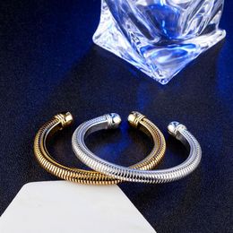 10pcs lot gift factory 925 silver charm bangle ed Snake bones 18K gold bracelet fashion Jewellery 1824270N