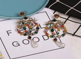 Dangle Chandelier Earrings Hoop Huggie Charm Designer Man Women Unisex Earring Two Pieces Jewellery Buckle Jewelry8115730