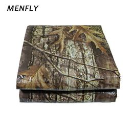 Shelters MENFLY Camouflage Tarp PE Tarpaulin Camping Tent Carpet Waterproof Outdoor Boat Awning Silicone Cloth Protection Cover Canvas