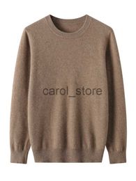 Men's Sweaters New Autumn Winter 100% Pure Merino Wool Pullover Sweater Men O-neck Long-sleeve Cashmere Knitwear Clothing Basic Tops J231225