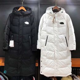 Men's Down Parkas 2023 Style Famous Designer Lengthen Long Jacket Co-branding Canada North Winter Hooded Coat Jackets Outdoor Men Clothing Windproof Xs-2xl 099864ewv