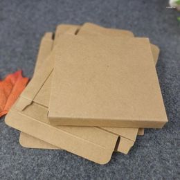 Gift Wrap 100pcs Kraft Paper Packaging Box DIY Boxes For Ceramic Wood Cup Mat Mug Pad Supplies