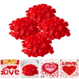 Decorative Flowers Artificial Rose Valentines Day Table Centrepiece Decor Holiday Cloth Petals Other Wedding Supplies