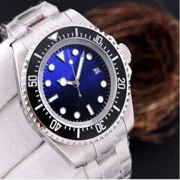 Luxury Watch Stainless Steel Bracelet 44mm Blue James Cameron 126660 Mens Watch Automatic Fashion Men's Watch Wristwatch205k