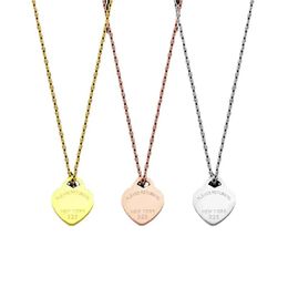 Necklaces designer jewelry gold necklace designer necklace gold necklace heart necklace luxury jewelry Pendant Necklace Rose Gold Valen