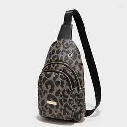Waist Bags Print Storage Chest Large European Purse Phone Bag Leopard Capacity Packs Fashion Shoulder And American One Women's