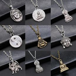 Pendant Necklaces Buddhism Religion Necklace Bag Charm Crafts