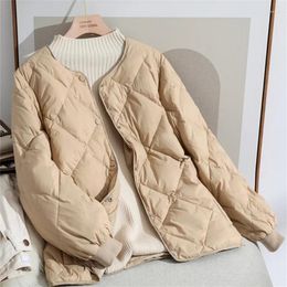 Women's Trench Coats Autumn Winter Jacket Parkas Women Down Cotton Lightweight Parka Female Loose Padded Casual Outwea