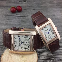 Fashion Red Pink Leather Strap Rose Gold Mens Womens Automatic Casual men ladies roman number lady women designer mens Watches Wri277W