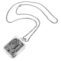 Pendant Necklaces Music Box Necklace Mini Musical Instrument