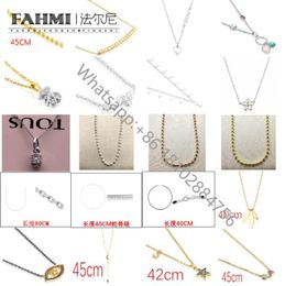 Fahmi2022 brand new 925 sterling silver highend delicate charm Diy Mrs Bear fashion necklace manufacturers direct whole4844819