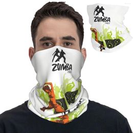 Scarves Dancer Zumbas Bandana Neck Cover Printed Fitness Wrap Scarf Multifunctional Face Mask Outdoor Sports Unisex Adult All Season