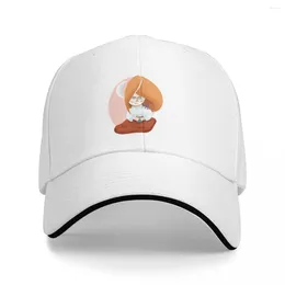 Ball Caps Nice Evening Baseball Cap Hat Beach Fluffy Hard Women's Men's