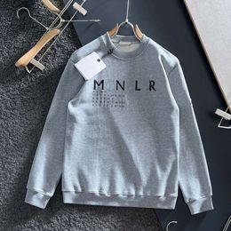 Designer Luxury Chaopai Classic Autumn and winter hoodie 460g pure cotton ring fabric alphabet print all comfortable top jumper