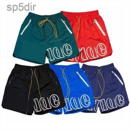 Shorts Men Designe Casual Breathable Fitness Summer Gym Joggers Couples Rhude Sportswear High Street Beach UDU7