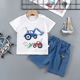 little baby Sets Baby T-shirts shorts set Kids Clothing Sets Boys Girls Clothes summer Tshirts And Shorts Tracksuit Children youth Outfits 0-8 YEARS