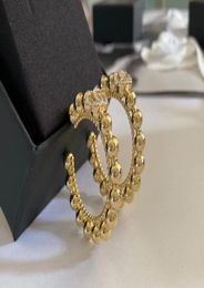 High Quality Luxury Cutout Round Big Earrings for Women Girls Retro Fashion Multicolor Crystal33365995