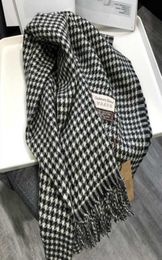 Winter scarf women autumn Luxury highquality wild cashmere long thick black white houndstooth warm Shawls scarves for women Q08283278438