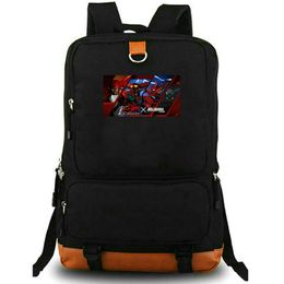 Getter Robo backpack Armageddon daypack Robot Cartoon school bag Print rucksack Leisure schoolbag Laptop day pack