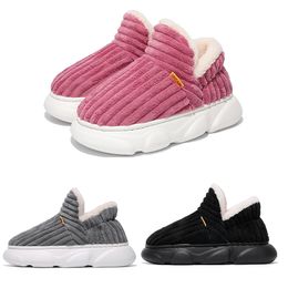 women men slides sandals comfort keep warm winter snow slides sandalssoft Flat base pink black grey mens Slippers