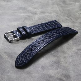 Watch Bands 18mm 19mm 20mm 22mm Thin Style High Quality Strap Soft Crocodile Skin Belt Genuine Leather Comfortable Product WatchBand