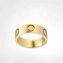 love screw ring mens rings classic luxury designer Jewellery women Titanium steel Gold-Plated Gold Silver Rose Never fade lovers cou238A