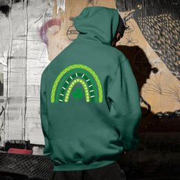 Men's Hoodies St Patrick'S Day Mens Hoodie Pullover Sweatshirt Trendy Irish Shamrock Print Long Sleeve Plus Size Sweetshirts Casual Daily