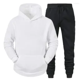 Women's Two Piece Pants Sportswear Women Men Spring Autumn Hoodies And Drawstring Casual Long Sleeve Joggers Suit Male Female Loose Fleece