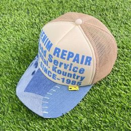 Patchwork Color Caps Letter Printing Sunshade Truck Driver Hat Casual Shopping Japanese Truck Hats7137576