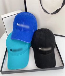 2022 fashion mens designer caps letter printed black blue men snapbacks outdoor casual denim baseball cap1529739