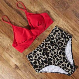 Bikinis Set Sexy Bikini 2023 Woman Swimsuit Push Up Biquini Solid Bathing Suit Lace Up Beachwear Swimwear High Waist Bikini WomenL231225