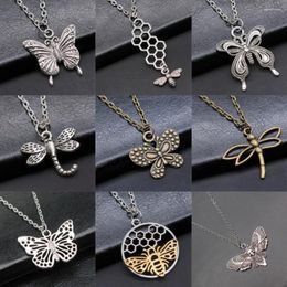 Pendant Necklaces Dragonfly Bee Necklace Women Accessories Cute