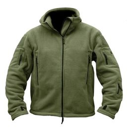 Winter Fleece Jacket Men's Sports Tactical Jacket Combat Jacket Military Fleece Outdoor Sports Hiking Polar Jacket 231222