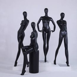 Hot Sale!! Hot Sale!! Full Body Black Mannequin Nice Female Model Factory Direct Sell