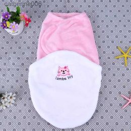 Sleeping Bags Baby Swaddle Embroidered Wrap Soft Envelope Baby Sleeping Bag Baby BlanketL231225