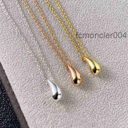 Co New Fashion Goddess Tears Raindrops Necklace Light Luxury v Gold Jewellery High Quality Designer Bracelet for Women Holiday Gifts with Box 26up