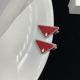 2021 European and American triangle letter ear clips temperament fashion earrings couple models high quality fast delivery279v