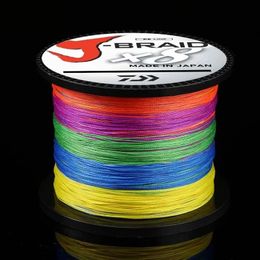 Lines 4/8 Strands J Braid Japan Fishing Line 300m 500m Pe Braided Line Multifilament Floating Line Fishing Tackle Accessories